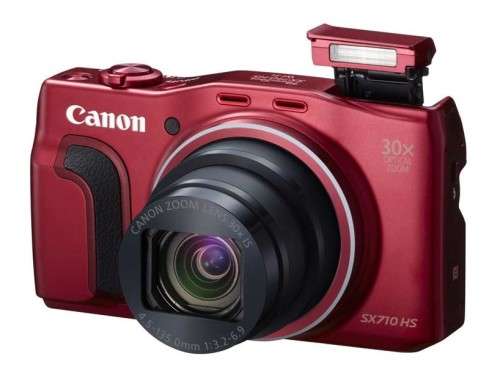 Canon Powershot SX710 HS Advanced Compact Digital Camera (Red)(20.3MP, 1080p FHD, WiFi, 30x Zoom)