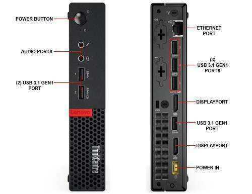 Lenovo ThinkCentre M710q Tiny (Core i7-7500T, 16GB DDR4, 500GB HDD, WiFi)