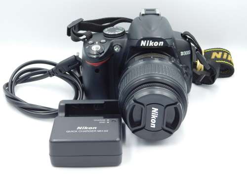Nikon D3000 10.2MP Digital SLR Camera with 18-55mm Zoom Lens