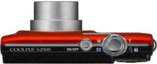 Nikon Coolpix S2500 Compact Digital Camera (Red)