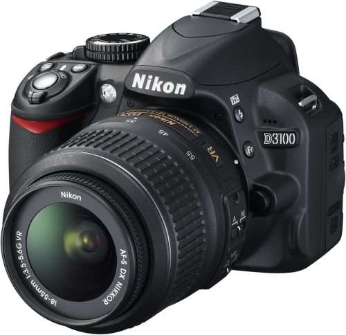 Nikon D3100 DSLR Camera with AF-S NIKKOR 18-55mm 1:3.5-5.6G ED Auto Focus-S Nikkor Zoom Lens