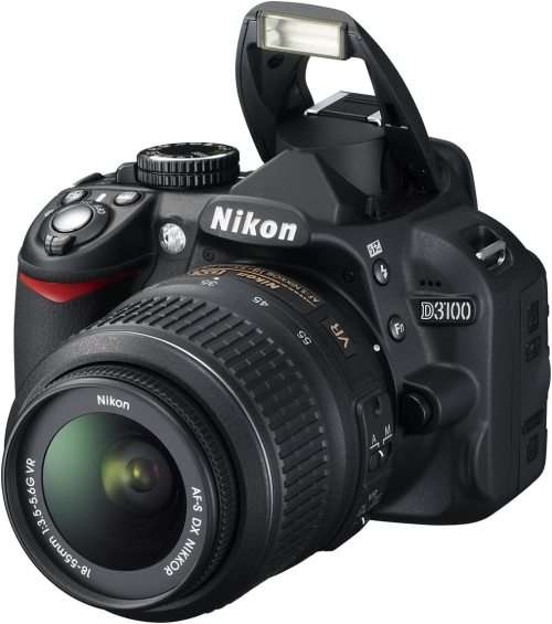 Nikon D3100 DSLR Camera with AF-S NIKKOR 18-55mm 1:3.5-5.6G ED Auto Focus-S Nikkor Zoom Lens