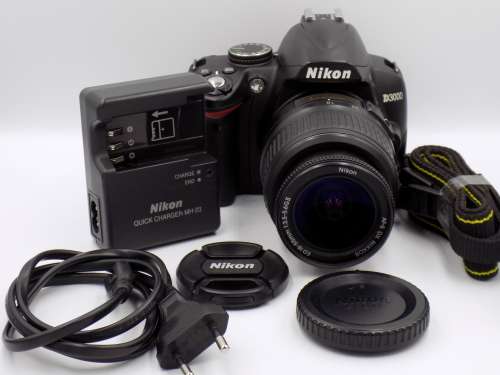 Nikon D3000 10.2MP Digital SLR Camera with 18-55mm Zoom Lens