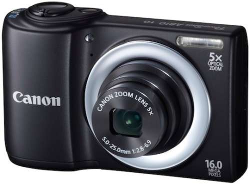 Canon Powershot A810 Compact Digital Camera (16MP, 5x Zoom, 720p HD Movies) (Black)