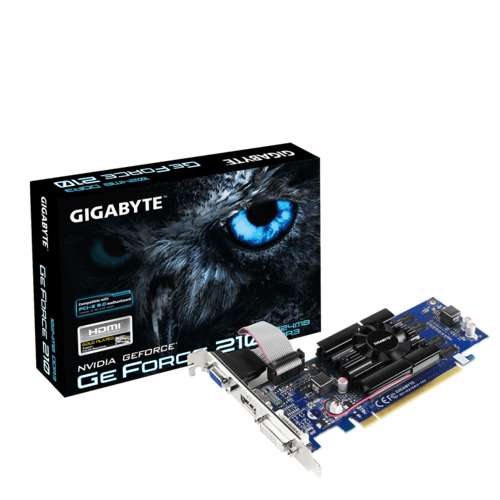 GIGABYTE 1GB Graphics Card GV-N210D3-1GI
