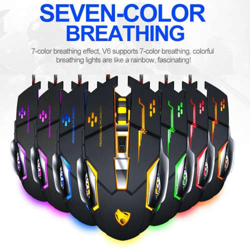 T-WOLF V6 Gaming Mouse Wired