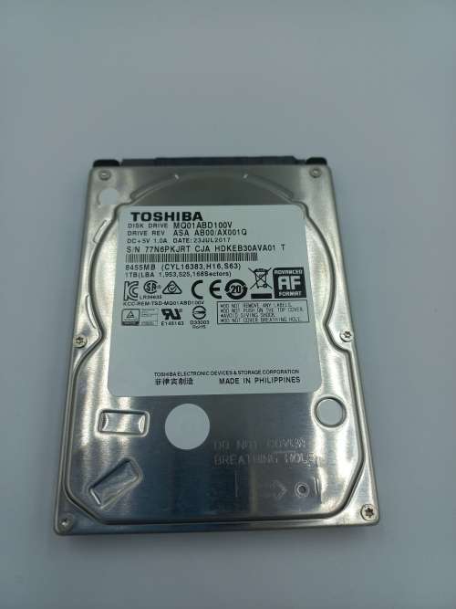 Toshiba 1TB 5400RPM 8MB Cache SATA 3.0Gb/s 2.5 inch Notebook Hard Drive