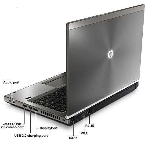 HP EliteBook 8460p (Intel Core i5-2520M, 120GB SSD, 4GB RAM) - 14 Inch Laptop