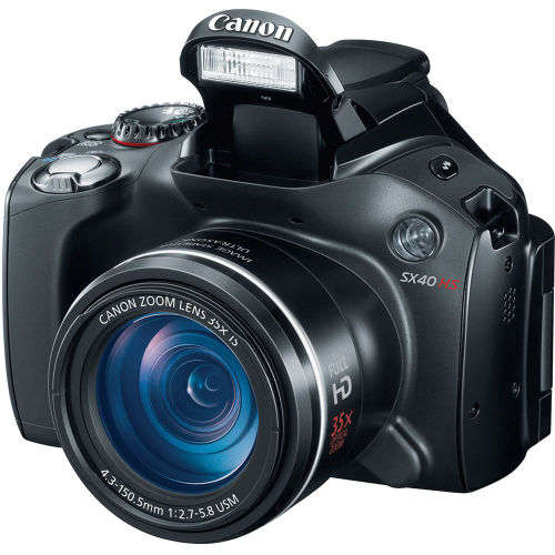 Canon PowerShot SX40 HS (12MP CMOS Sensor, 1080p FHD, 35x Optical Zoom) Digital Camera