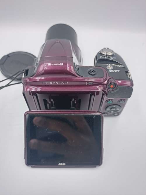 Nikon COOLPIX L830 16 MP CMOS Digital Camera with 34x Zoom Lens and Full HD 1080p Video (Plum)