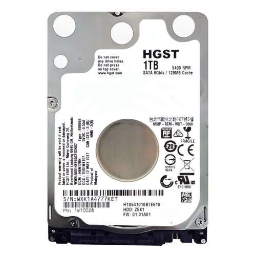 HGST 1TB (5400 RPM) - Thin Laptop Hard Drive Disk