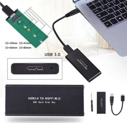 USB 3.0 To M.2 SSD (Solid State Drive) Enclosure