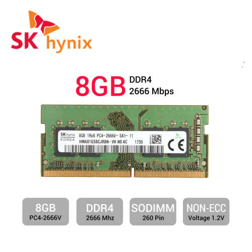 SK hynix 8GB PC4 2666V Laptop Memory