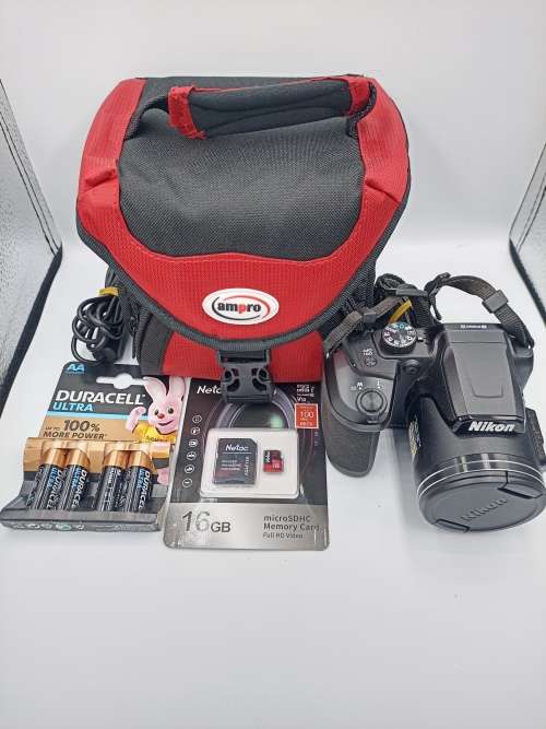Nikon B500 Ultra Zoom Digital Camera Black [16MP, Full HD 1080p, WiFi, Bluetooth, 40x Zoom]