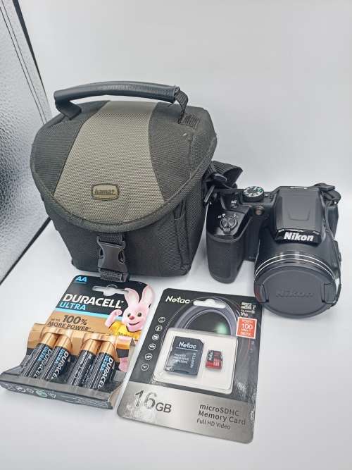 Nikon B500 Ultra Zoom Digital Camera Black [16MP, Full HD 1080p, WiFi, Bluetooth, 40x Zoom]