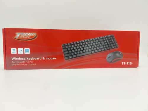 Wireless Keyboard, Mouse & Mouse-pad Combo