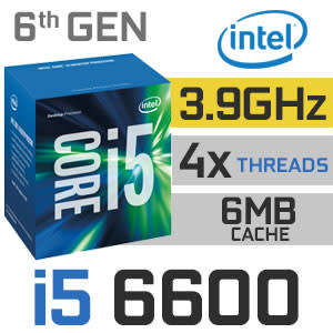 Intel Core i5-6600 CPU - Desktop Processor