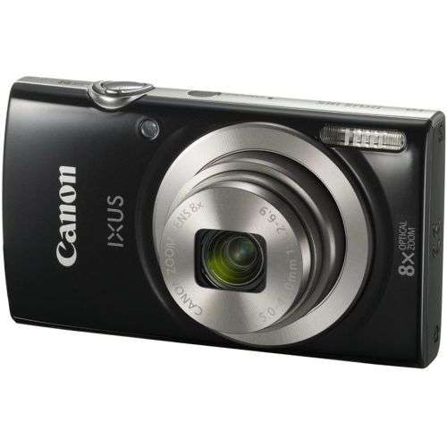 Canon IXUS 185 Digital Camera (20MP | 720p HD, 8x Optical Zoom) Black