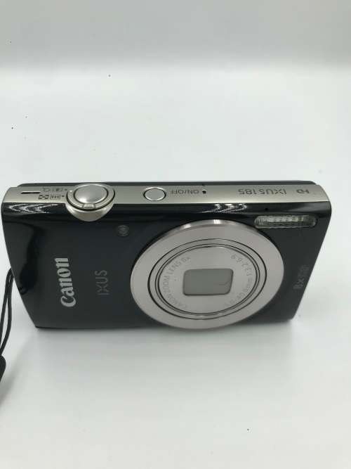 Canon IXUS 185 Digital Camera (20MP | 720p HD, 8x Optical Zoom) Black