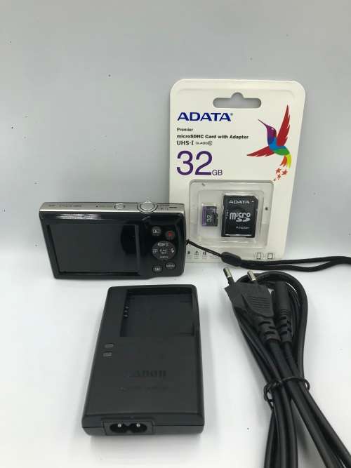Canon IXUS 185 Digital Camera (20MP | 720p HD, 8x Optical Zoom) Black