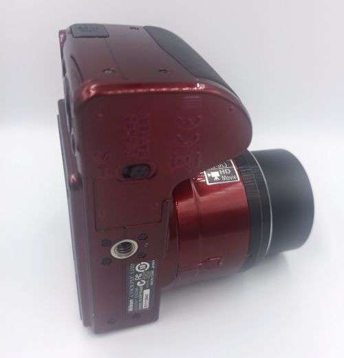 Nikon Coolpix L110 | 12.1 MP | 720p HD Videos |  Digital Camera (Red)
