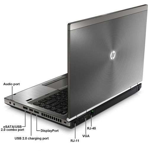 HP EliteBook 8470p (Intel i7-3520M, 240GB SSD, 8GB RAM & 1GB Graphics) - 14 Inch Laptop