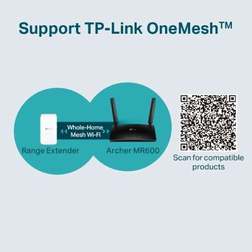 TP-Link Archer MR600 CAT6 4G+ LTE Router (Vodacom)
