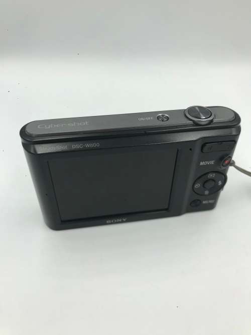 Sony Cybershot W800 Compact Digital Camera (20MP and 5x Optical Zoom) - Black