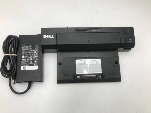 Dell E-Port Replicator PR02X Docking Station + 130 Power Adapter