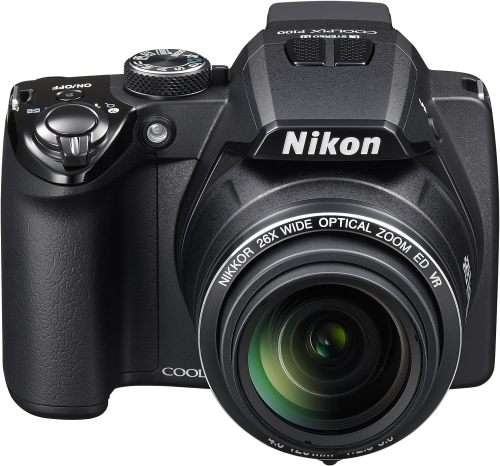 Nikon COOLPIX P100 Digital Camera with 26x Zoom Lens and Full HD 1080p Video (Black)