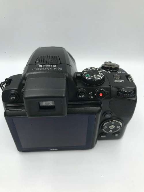 Nikon COOLPIX P100 Digital Camera with 26x Zoom Lens and Full HD 1080p Video (Black)
