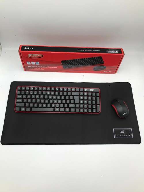 Wireless Keyboard, Mouse & Mouse-pad Combo