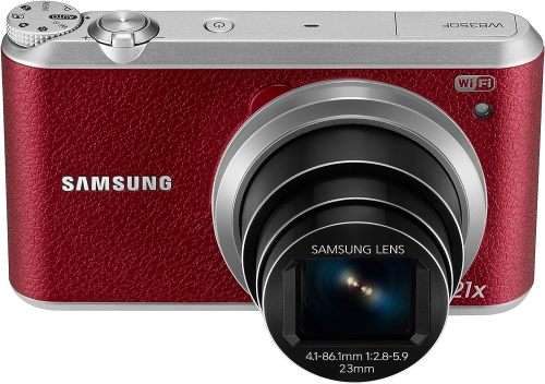 Samsung WB350F 16.2MP CMOS Smart WiFi & NFC Digital Camera with 21x Optical Zoom, 3.0` Touch Screen
