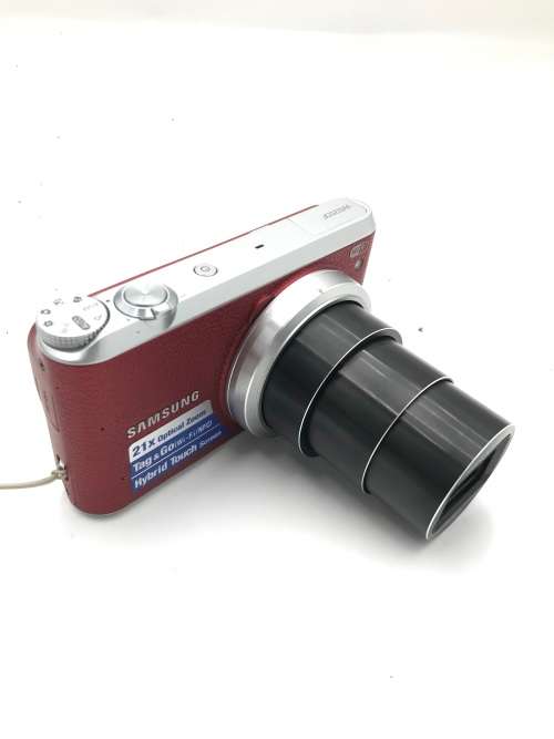 Samsung WB350F 16.2MP CMOS Smart WiFi & NFC Digital Camera with 21x Optical Zoom, 3.0` Touch Screen