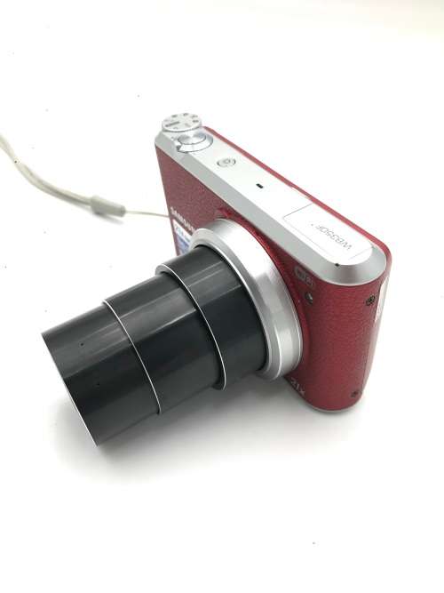 Samsung WB350F 16.2MP CMOS Smart WiFi & NFC Digital Camera with 21x Optical Zoom, 3.0` Touch Screen