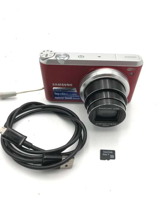 Samsung WB350F 16.2MP CMOS Smart WiFi & NFC Digital Camera with 21x Optical Zoom, 3.0` Touch Screen