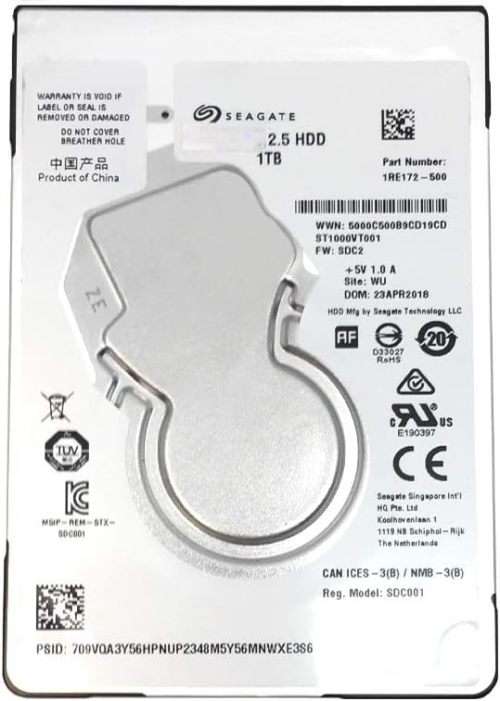Seagate Video 2.5 Laptop Internal Hard Drive 1TB