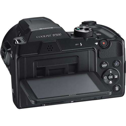 Nikon B500 Ultra Zoom Digital Camera Black [16MP, Full HD 1080p, WiFi, Bluetooth, 40x Zoom]