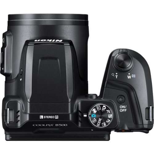 Nikon B500 Ultra Zoom Digital Camera Black [16MP, Full HD 1080p, WiFi, Bluetooth, 40x Zoom]