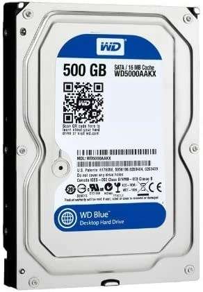 WD Blue 500GB 3.5 Internal Hard Drive
