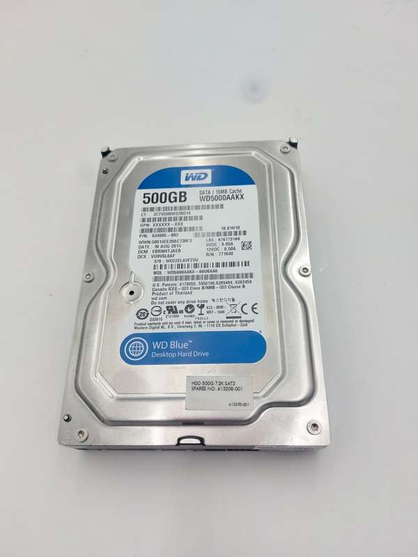 WD Blue 500GB 3.5 Internal Hard Drive