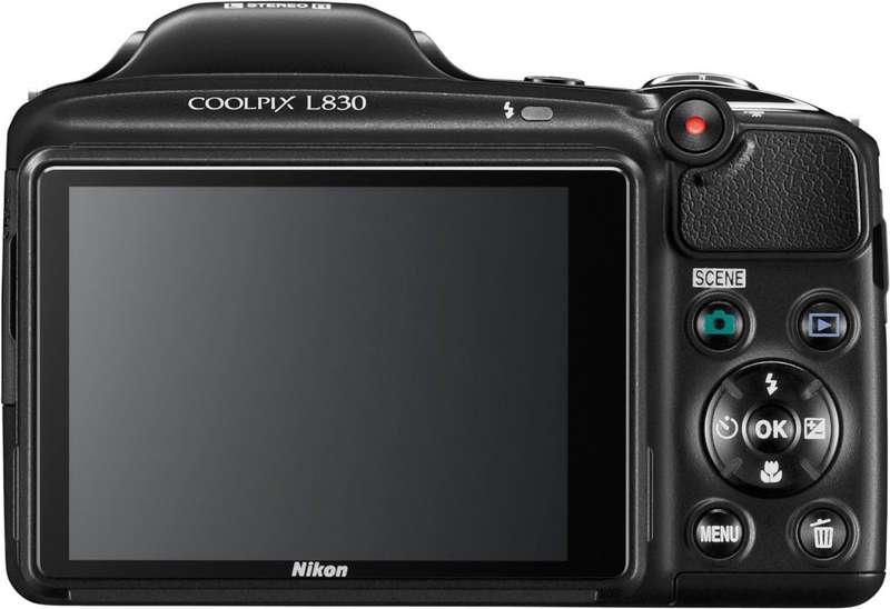 Nikon COOLPIX L830 16 MP CMOS Digital Camera with 34x Zoom Lens and Full HD 1080p Video