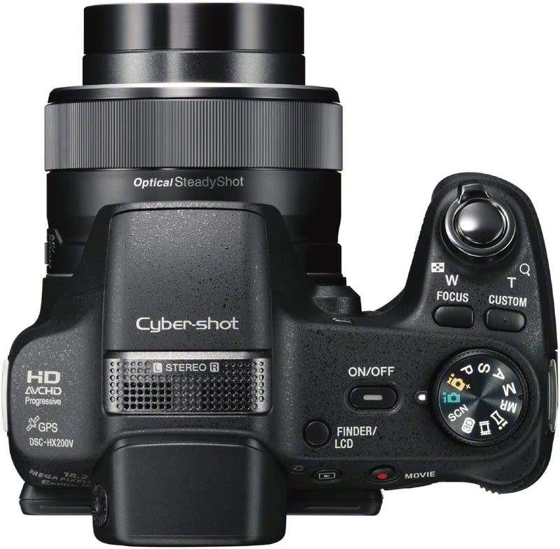 Sony Cyber-shot DSC-HX200V Digital Camera (18 PM, 30x Optical Zoom, FHD Movie 1080 and 3-Inch LCD)