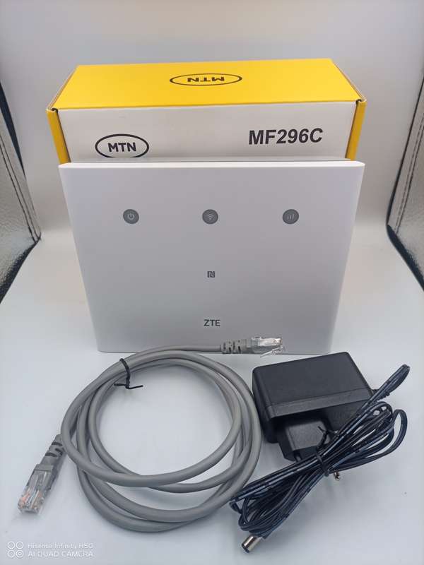 ZTE MF296C 4G LTE CAT6 Wireless Router White (MTN)