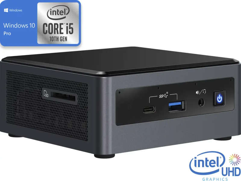 Intel NUC10FNH (Intel i5-10th Gen, 500GB SSD & 8GB RAM)