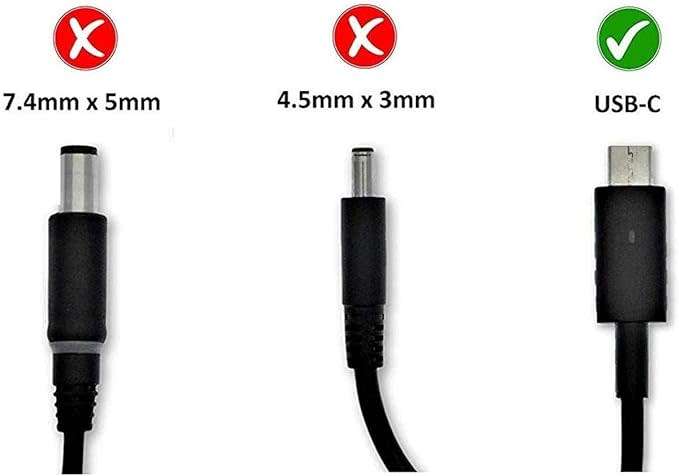 Dell Original 65W Type C AC Adapter