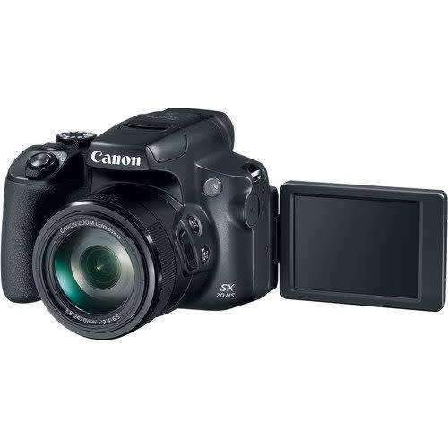Canon SX70 Ultra Zoom Digital Camera - Black