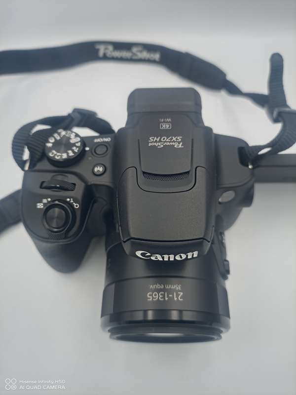 Canon SX70 Ultra Zoom Digital Camera - Black