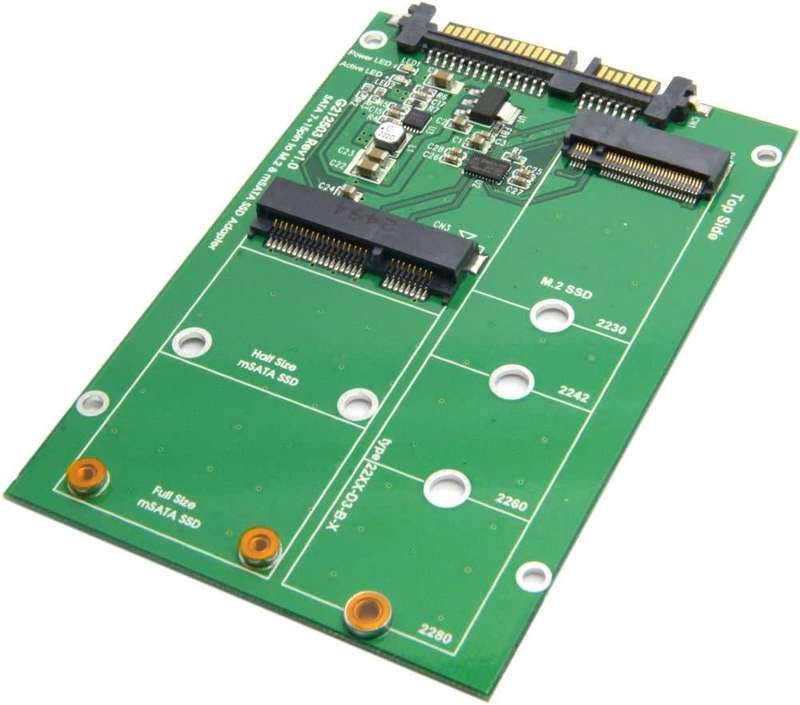 mSATA and M.2 SATA Enclosure