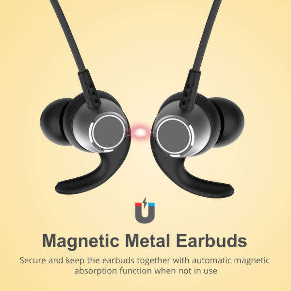 Astrum ET410 Wireless Magnetic Neckband Sports Earphones